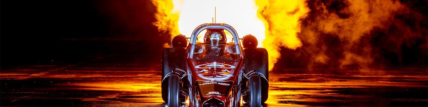 Florida Tech Racing Jet Dragster Team with Larsen Motorsports